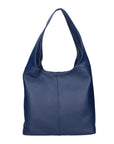 Aria Borsa a mano da donna 100% pelle 07029-D24 BLU JEANS Chiara Ferretti