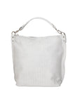 Elga Borsa a spalla da donna Vera pelle 80051-GRIGIO Chiara Ferretti