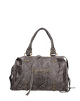 Elara Borsa a spalla da donna Vera pelle 06090-042 GRIGIO SCURO Chiara Ferretti