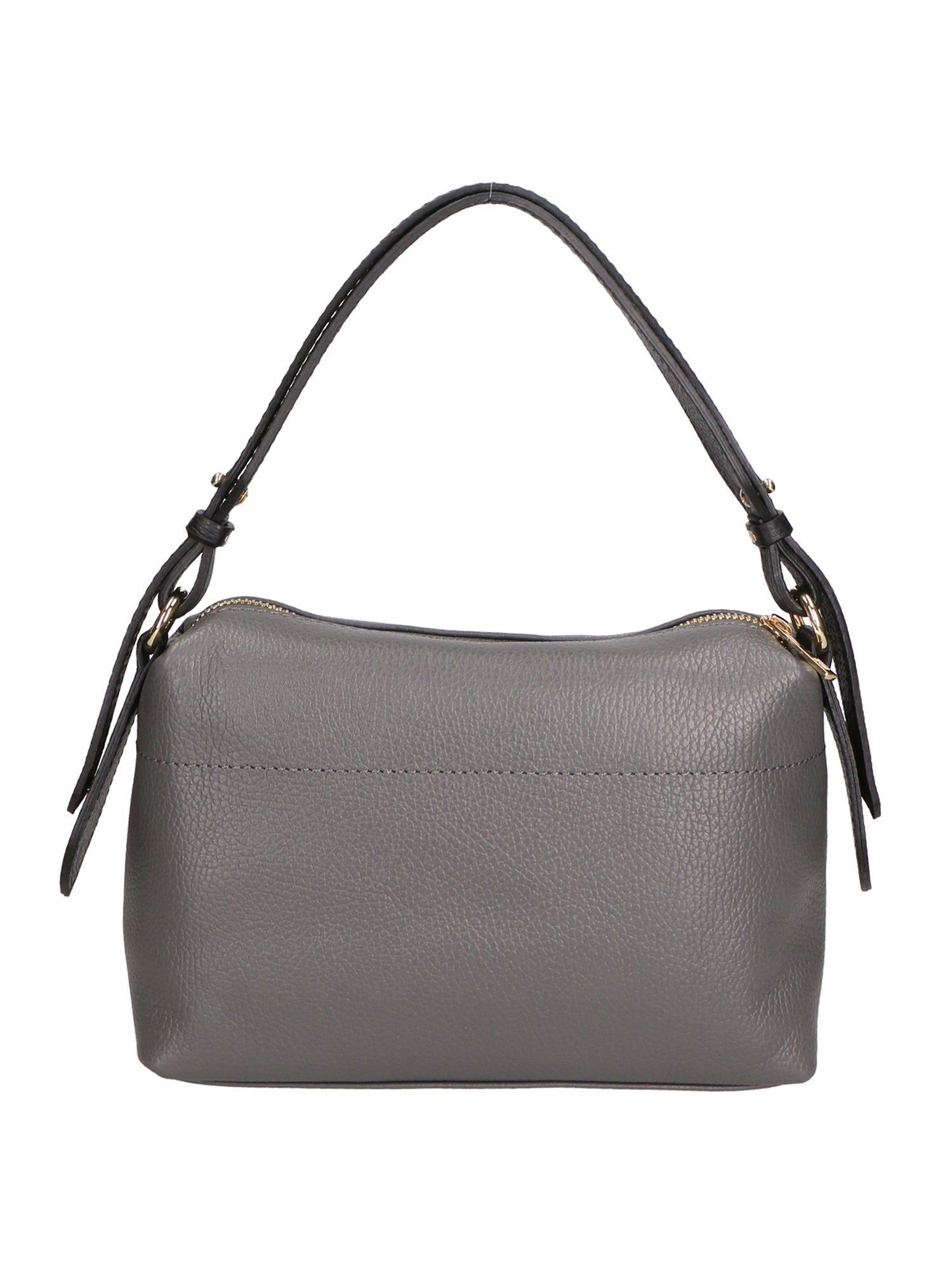 Vivienne Borsa a spalla da donna Vera pelle 06674-D27 CENERE + D28 NERO Chiara Ferretti