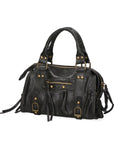 Erisia Borsa a spalla da donna Vera pelle 06091-NERO Chiara Ferretti