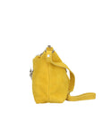 Embera Elite Borsa a tracolla donna Vera pelle scamosciata 8650-GIALLO Chiara Ferretti