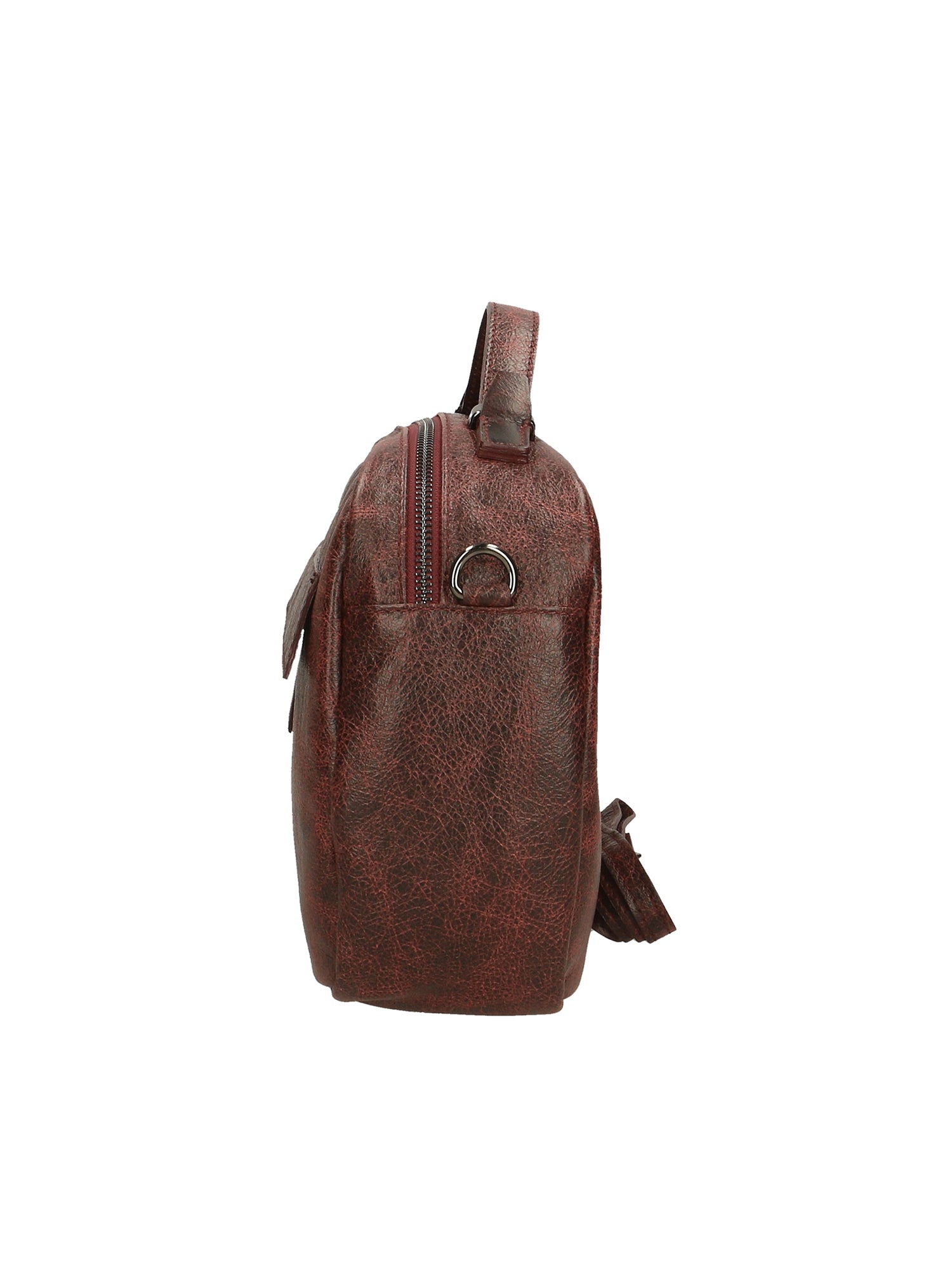 Vera Pelle 6542-BORDO BORDEUX Borsa a mano unisex Modello Avelon Chiara Ferretti
