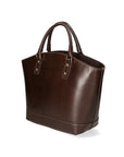 Evelyn Borsa a mano da donna 100% pelle 9027-TMORO DARK BROWN Chiara Ferretti