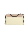 Vera pelle 8641-BEIGE+ROSATA Borsa a tracolla da donna Evanthe Pro Chiara Ferretti