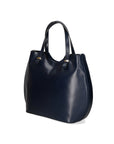 Egle Borsa a mano da donna Vera pelle 80046-BLU Chiara Ferretti