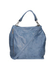 Elisabetta Borsa a mano da donna Vera pelle 80054-012 BLU JEANS Chiara Ferretti