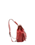 Zaino in vera pelle unisex Made in Italy 4030-ROSSO Alessia Firenze