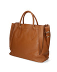 Doralice Borsa a mano da donna Vera pelle 80029-D17 CUOIO SCURO DARK COGNAC Chiara Ferretti