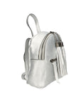 Morgana 188132-ARGENTO SILVER Zaino da donna in vera pelle Chiara Ferretti