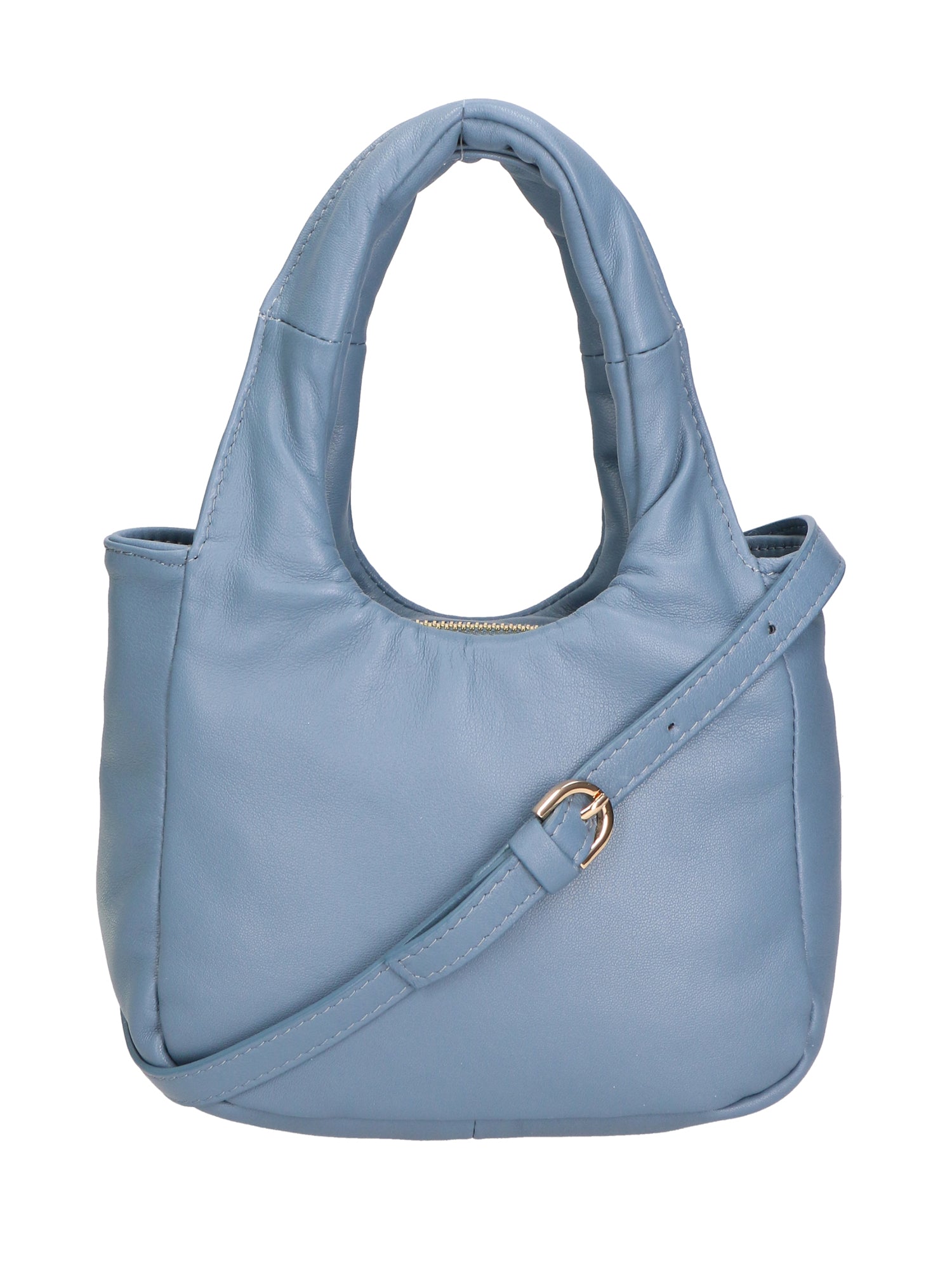 Virna Borsa a mano da donna Vera Pelle 06501-S41 CELESTE SCURO Chiara Ferretti