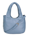 Virna Borsa a mano da donna Vera Pelle 06501-S41 CELESTE SCURO Chiara Ferretti