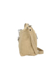 Embera Elite Borsa a tracolla donna Vera pelle scamosciata 8650-TAUPE Chiara Ferretti