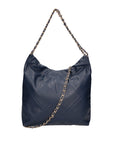Violante Borsa a spalla donna Vera pelle 06897-S24 BLU JEANS Chiara Ferretti