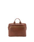 Borsa a mano unisex in vera pelle Made in Italy 4317-MARRONE Alessia Firenze