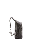 Zaino unisex in vera pelle 100% cotone 4428-NERO Alessia Firenze