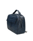 Vera Pelle 6542-BLU BLUE Borsa a mano unisex Modello Avelon Chiara Ferretti