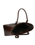 Fortunata Borsa a mano da donna Vera pelle 9119-TMORO DARK BROWN Chiara Ferretti