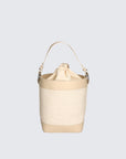 Lisbeth Borsa a secchiello da donna Misto pelle e tessuto 05165-148+S03 BEIGE Chiara Ferretti