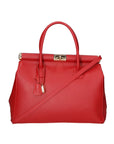 Aleria Borsa a mano da donna Vera pelle 8005-D58 ROSSO FUOCO Chiara Ferretti