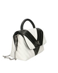 Ramona Borsa a mano da donna Vera pelle 192280-BIANCO+NERO Chiara Ferretti