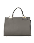 Nina Borsa a mano da donna 100% pelle 04263-D27 GRIGIO SCURO DARK GREY Chiara Ferretti