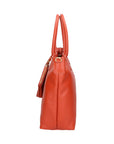 Sylvie Unisex-Handtasche aus echtem Leder, hergestellt in Italien, 34 x 30 x 9 cm