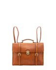 Zaino in vera pelle unisex 100% cotone 4431-MIELE Alessia Firenze