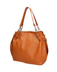 Ereba Borsa a mano da donna Made in Italy 100% pelle 3305-S44 CUOIO Chiara Ferretti
