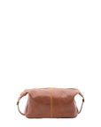 Pochette unisex in vera pelle Made in Italy 4404-MARRONE Alessia Firenze