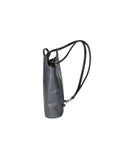 Fabiola Borsa a spalla da donna 100% pelle 9039-GRIGIO NERO Chiara Ferretti