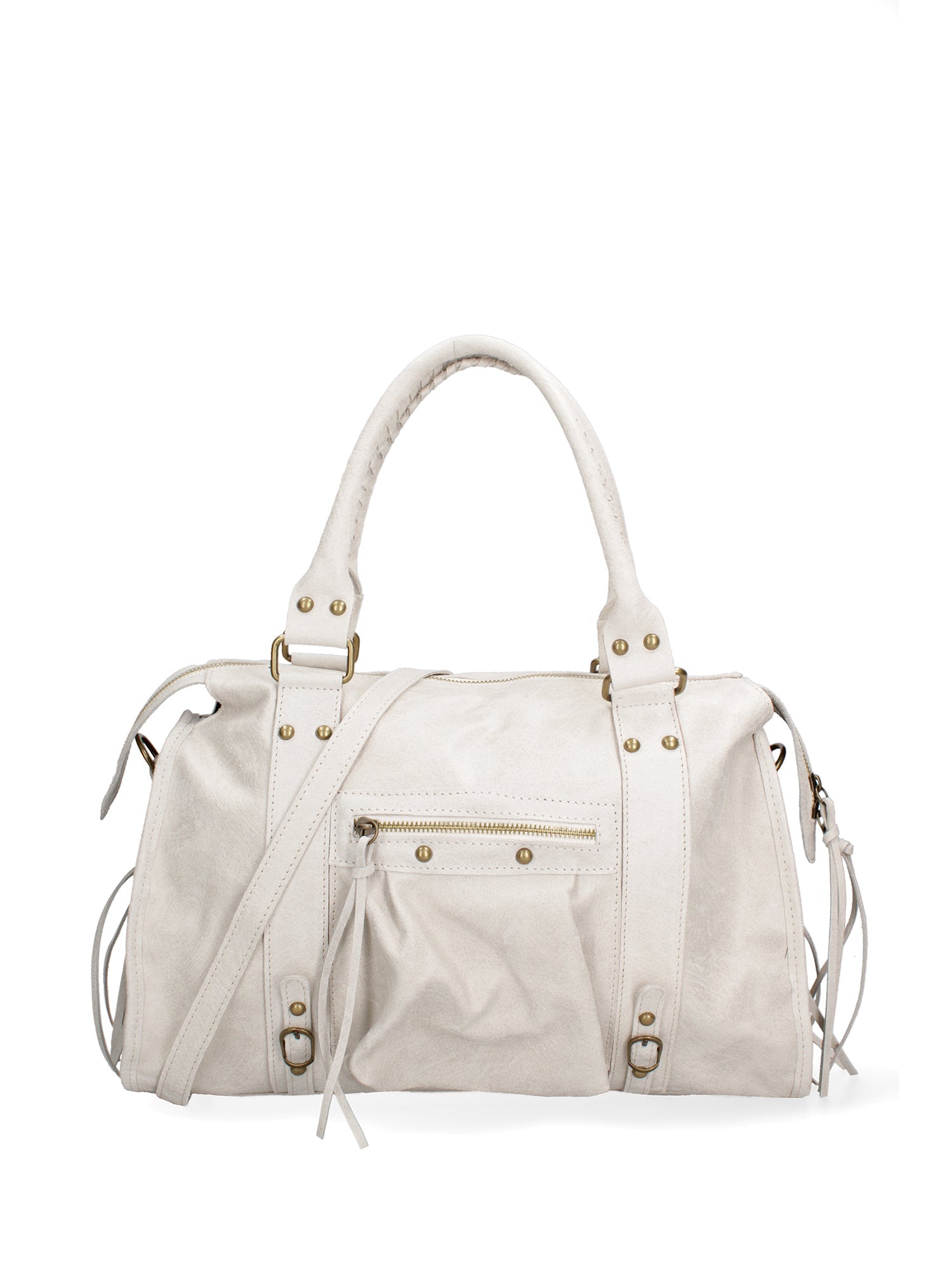 Elara Borsa a spalla da donna Vera pelle 06090-002 BEIGE Chiara Ferretti