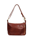 Women's shoulder bag in genuine leather, made in Italy, 38x23x10 cm