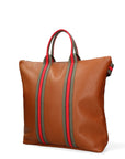 Varese Borsa a mano da donna Vera pelle 689746-D17 CUOIO SCURO - VERDE Chiara Ferretti