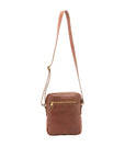 Borsa a tracolla uomo vera pelle Made in Italy 4313-MARRONE Alessia Firenze