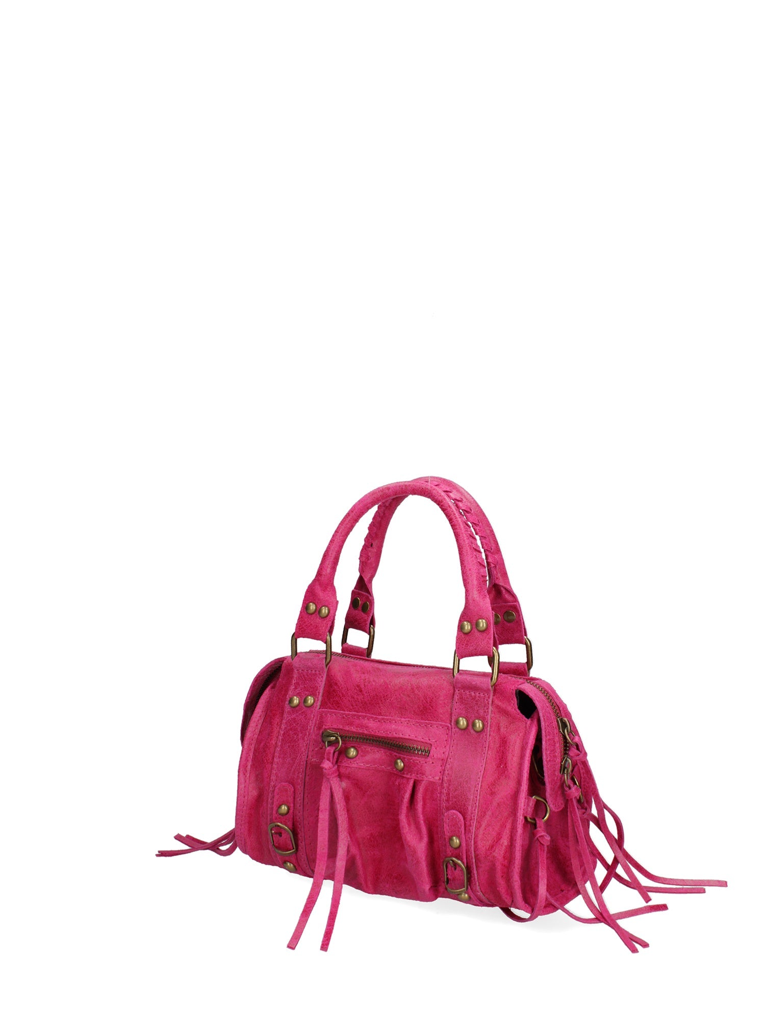 Erisia Borsa a spalla da donna Vera pelle 06091-016 FUXIA Chiara Ferretti