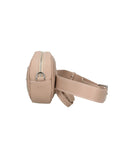 Maddalena Damen-Bauchtasche aus echtem Leder, hergestellt in Italien, 13 x 21 x 6 cm