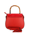 Natasha Borsa a mano da donna Vera pelle e Calfhair 191756-ROSSO RED Chiara Ferretti