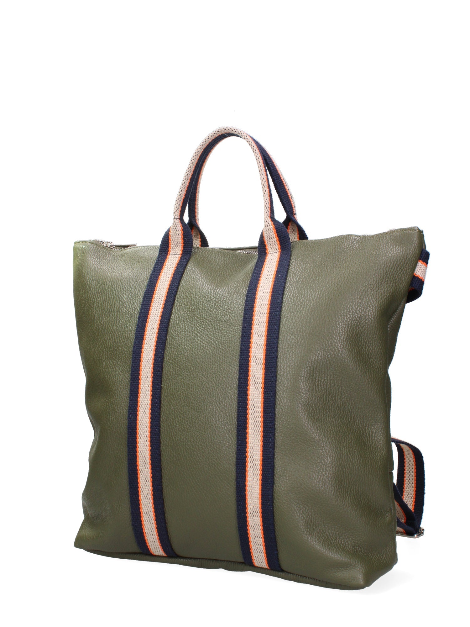 Varese Borsa a mano da donna Vera pelle 689746-D74 OLIVA - BLU Chiara Ferretti
