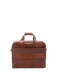 Borsa a mano unisex in vera pelle Made in Italy 4575-MARRONE Alessia Firenze