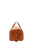 Borsa da viaggio unisex in vera pelle 100% cotone 4514-MIELE Alessia Firenze