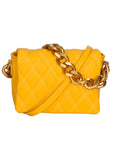 Adriana Borsa a mano da donna Vera pelle 04539-S04 GIALLO Chiara Ferretti