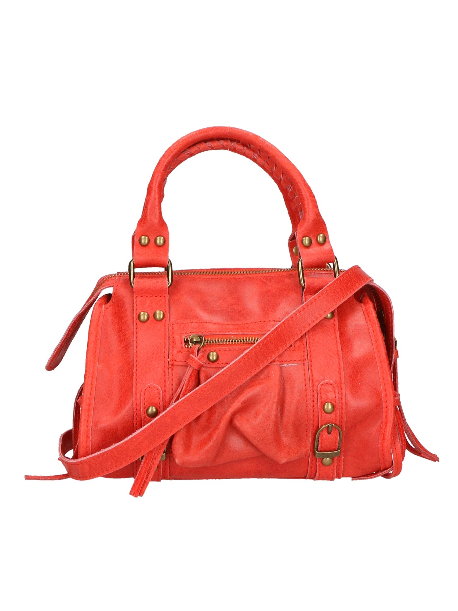 Erisia Borsa a spalla da donna Vera pelle 06091-ROSSO Chiara Ferretti