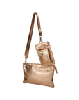 Ifigenia Borsa a tracolla da donna Vera pelle 05932-DL7 ORO ANTICO Chiara Ferretti