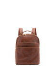 Zaino unisex in vera pelle Made in Italy 100% cotone 4048-MARRONE Alessia Firenze