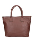 Sylvie Unisex-Handtasche aus echtem Leder, hergestellt in Italien, 34 x 30 x 9 cm