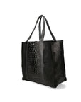Edith Borsa Shopper da donna Vera pelle 80043-019 NERO Chiara Ferretti