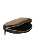 Rachele Pochette donna vera pelle Zip 02535-TAUPE Chiara Ferretti