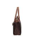 Elora Borsa a spalla da donna 100% Tessuto 432-COFFEE Chiara Ferretti