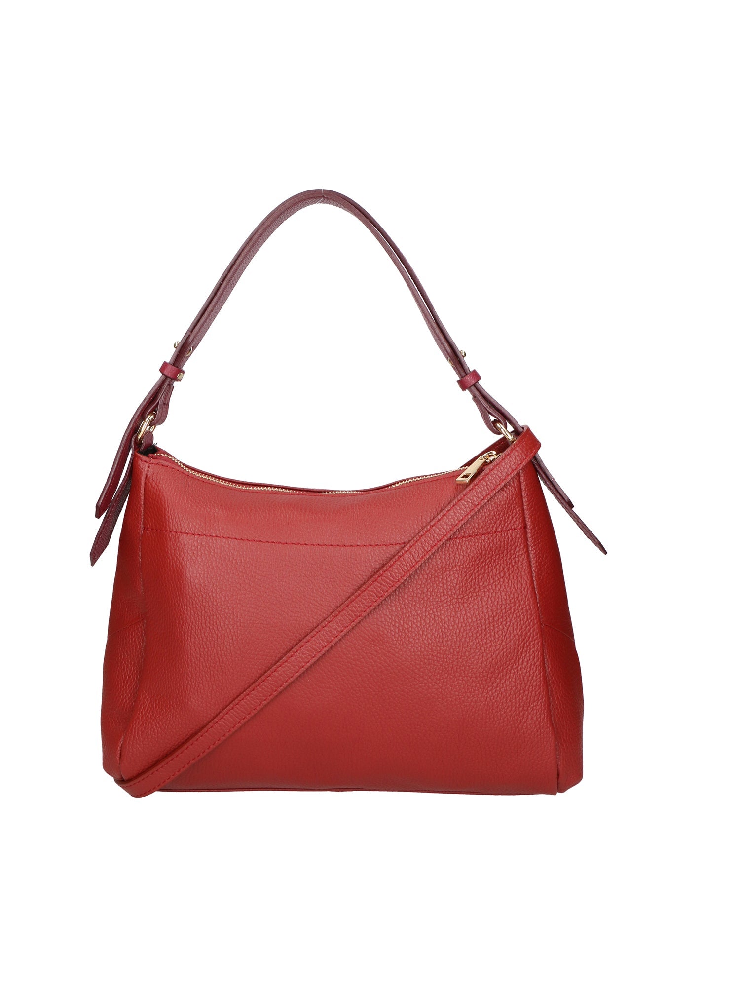 Vladimira Borsa a spalla da donna Vera pelle 06675-D10 RUBINO + D34 BORD Chiara Ferretti